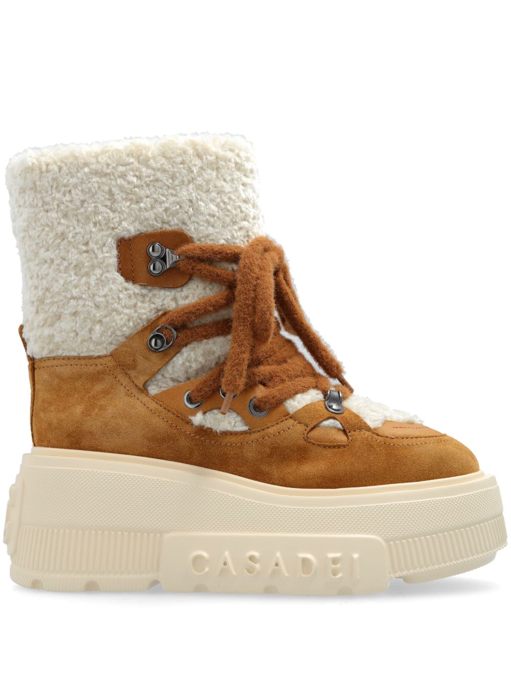 Casadei Nexus 中跟及踝靴（7.5厘米） - 褐色