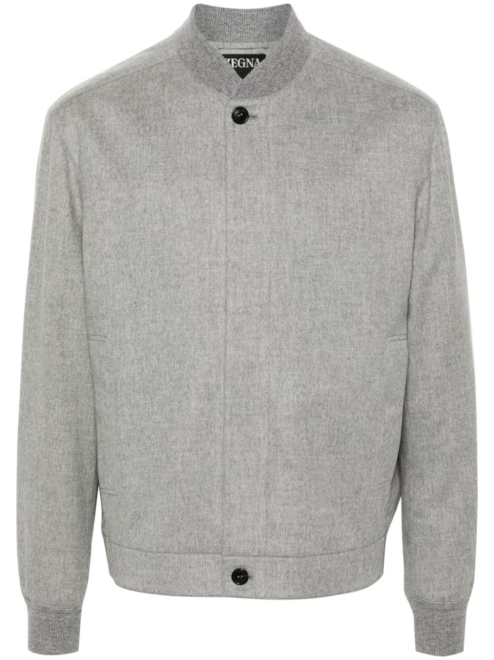 Zegna Oasi Elements 羊绒夹克 - 灰色