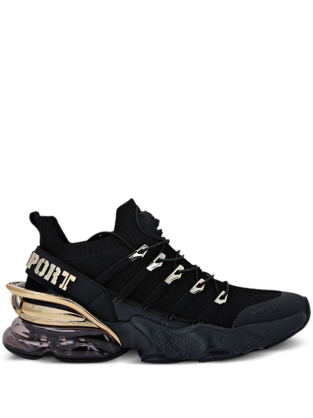 Philipp Plein Tiger Attack Gen X 04 运动鞋 - 黑色