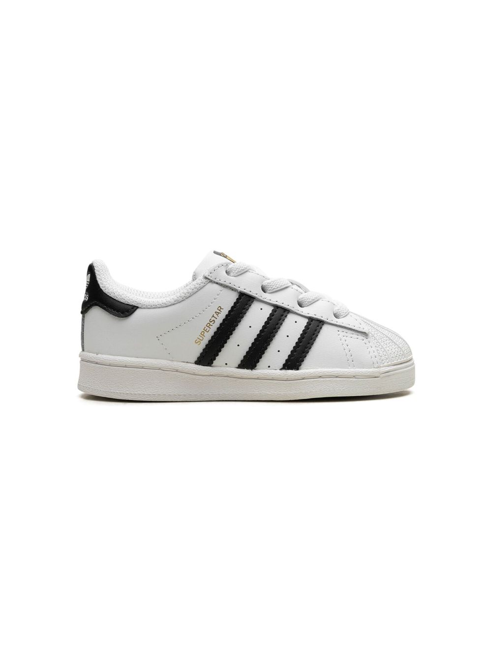 adidas Kids Superstar 低帮板鞋 - 白色