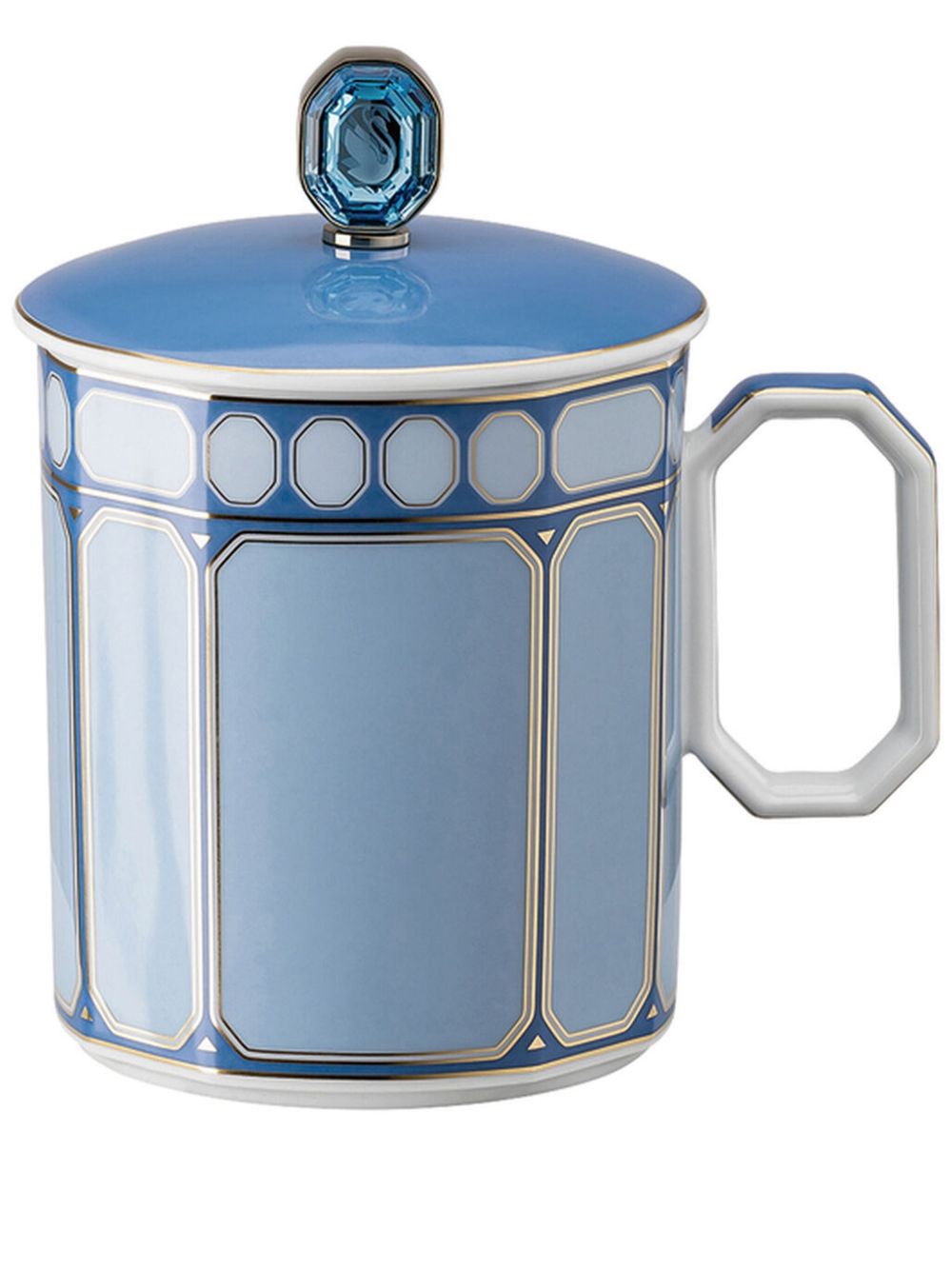 Swarovski x Rosenthal Signum 陶瓷马克杯 - 蓝色