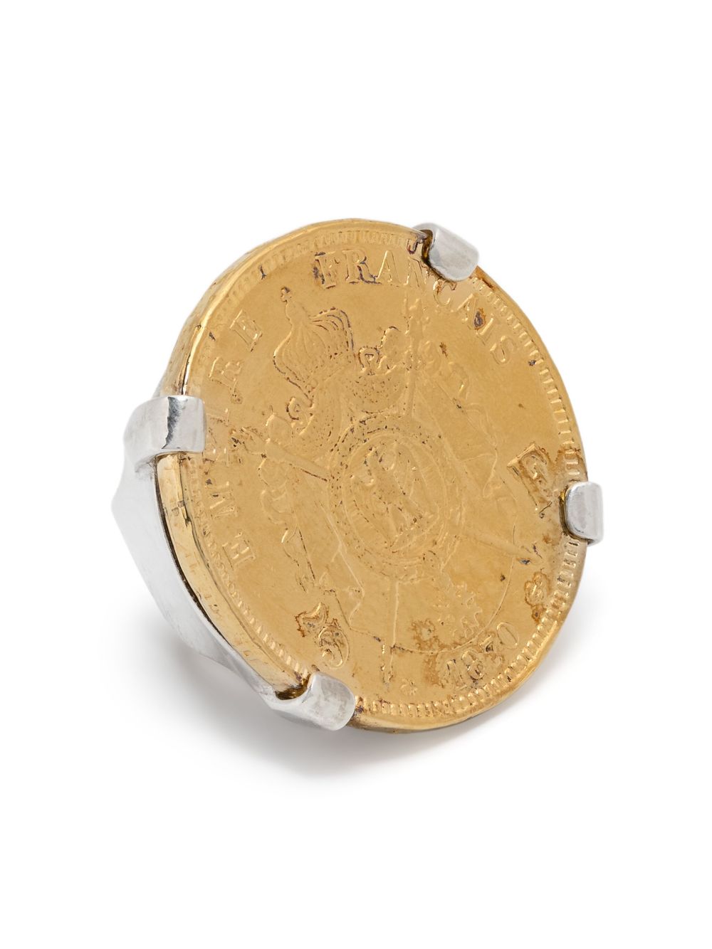 Wouters & Hendrix Large Coin ring - 金色
