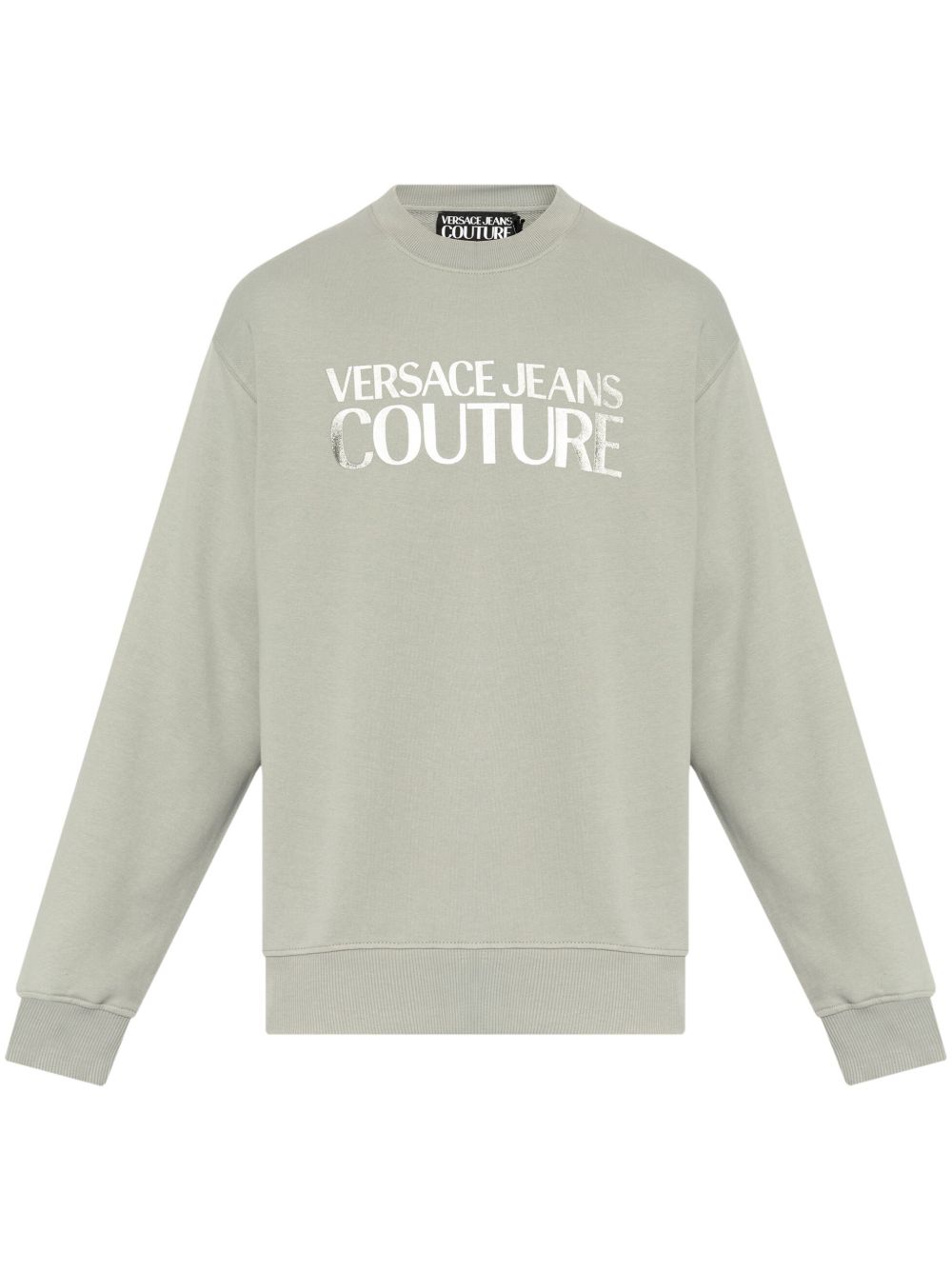 Versace Jeans Couture logo印花卫衣 - 灰色