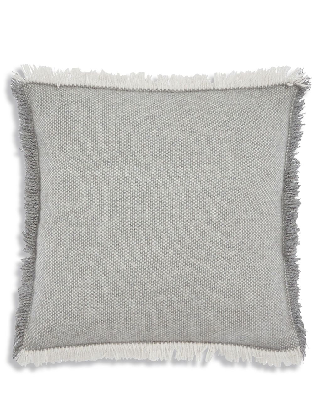 alonpi cashmere Spic 毛边抱枕 - 灰色