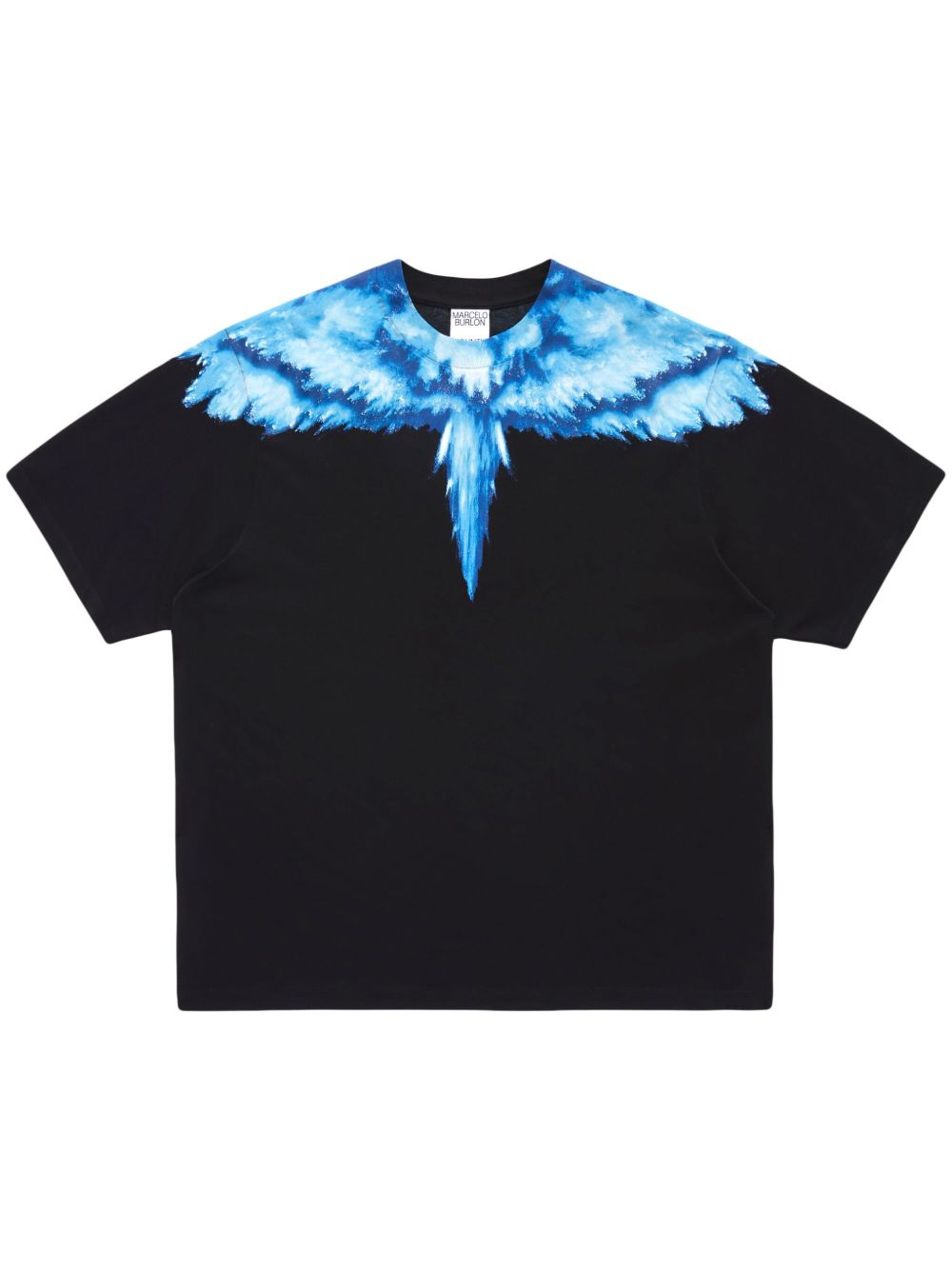 Marcelo Burlon County of Milan Colordust Wings 印花棉T恤 - 黑色