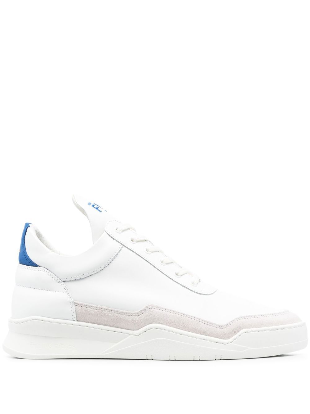 Filling Pieces 低帮皮质运动鞋 - 白色