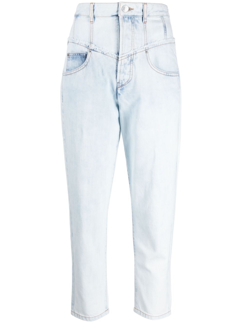 ISABEL MARANT Oliviani 紧身高腰牛仔裤 - 蓝色