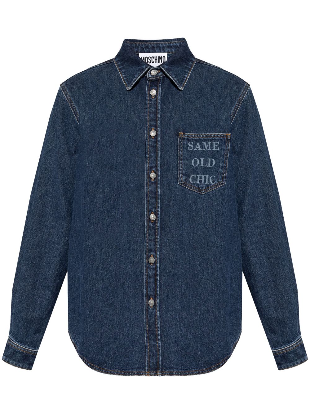 Moschino Same Old Chic 衬衫 - 蓝色