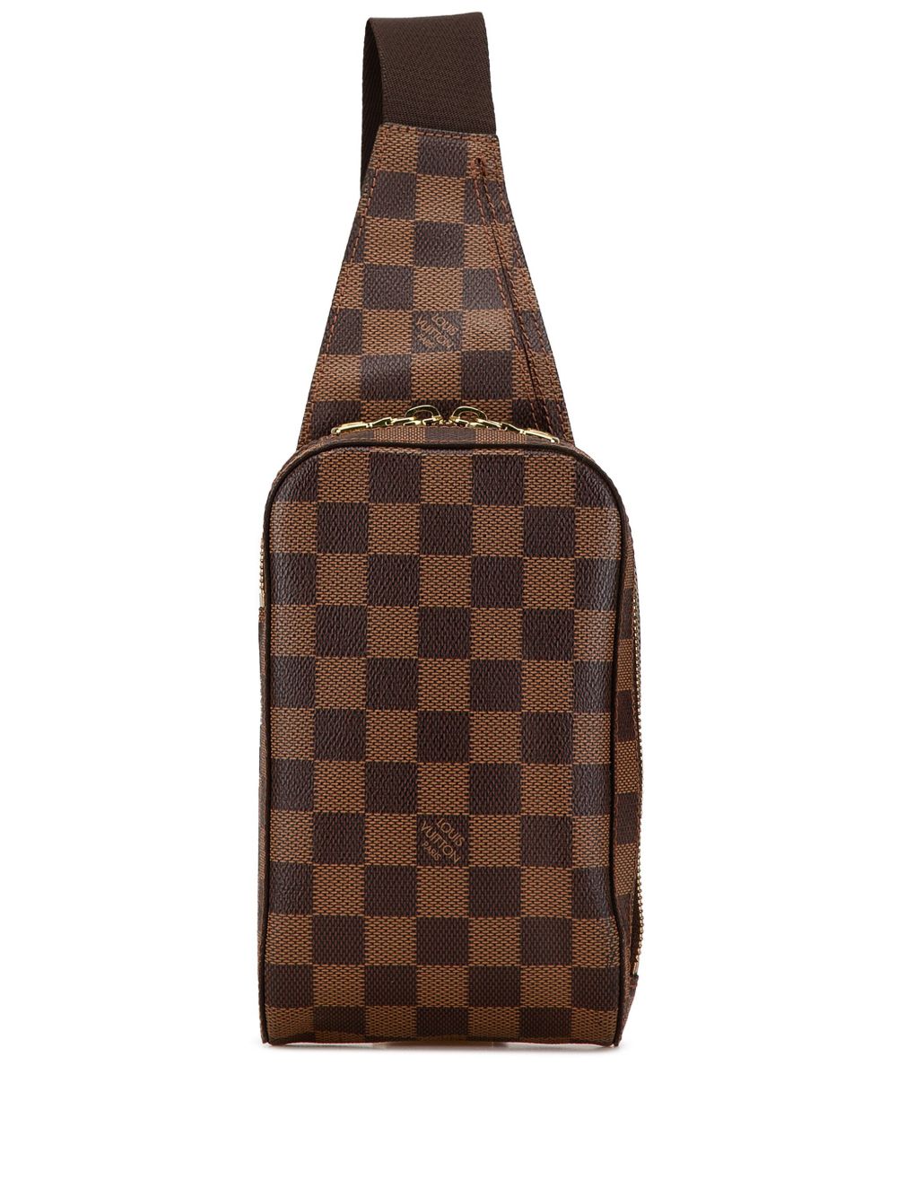 Louis Vuitton Pre-Owned Damier Ebène Geronimos 斜挎包（2003年典藏款） - 褐色