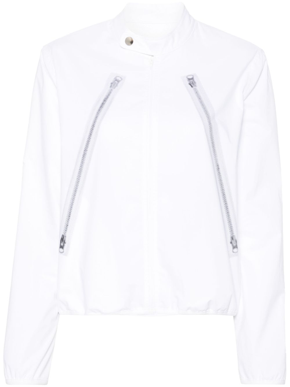 MM6 Maison Margiela 图案印花飞行员夹克 - 白色