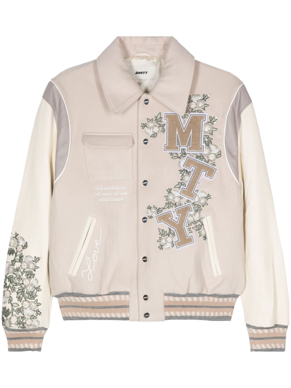 MOUTY Varsity 飞行员夹克 - 中性色