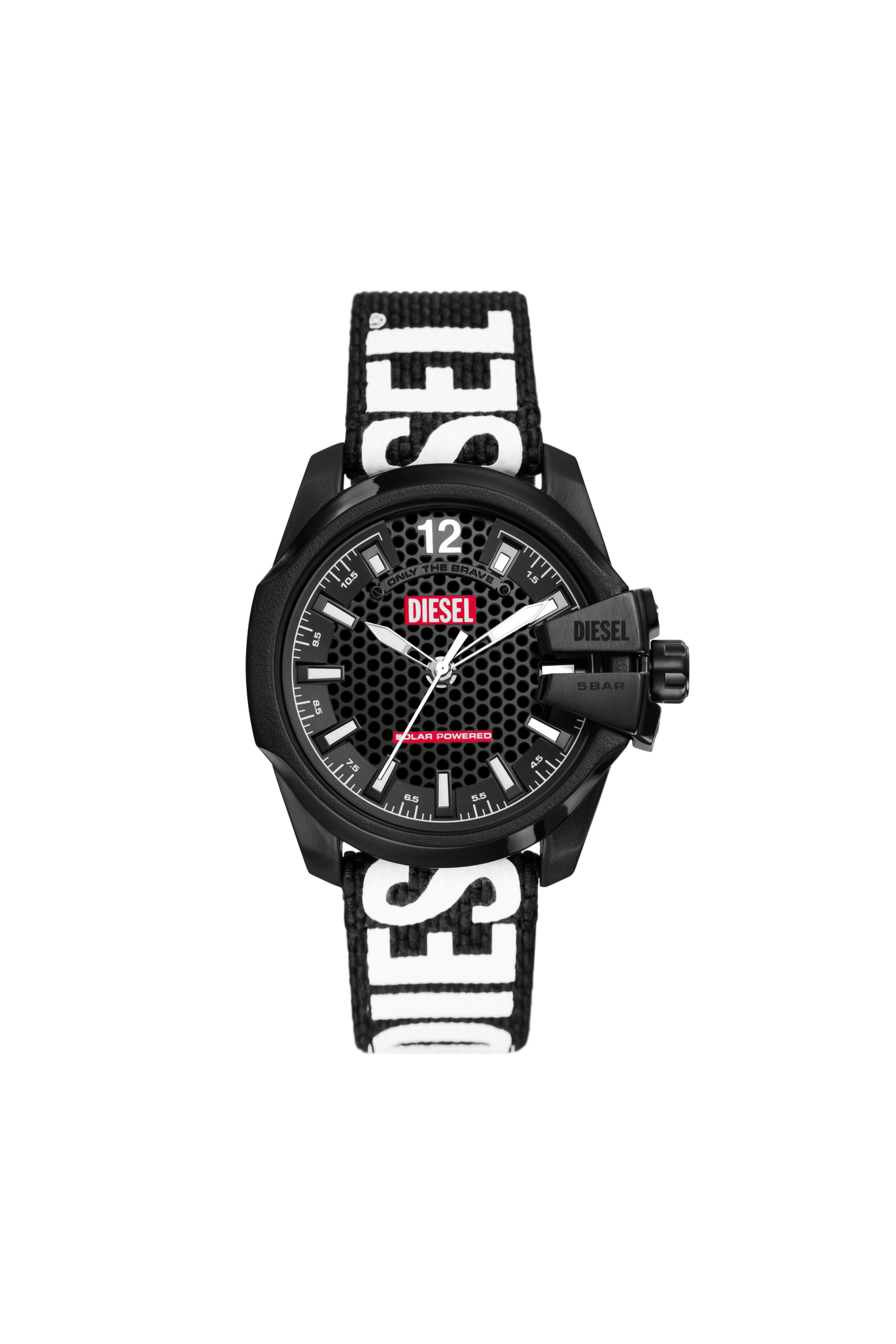 Diesel - Baby Chief solar-powered black rpet watch - Timeframes - Man - Multicolor