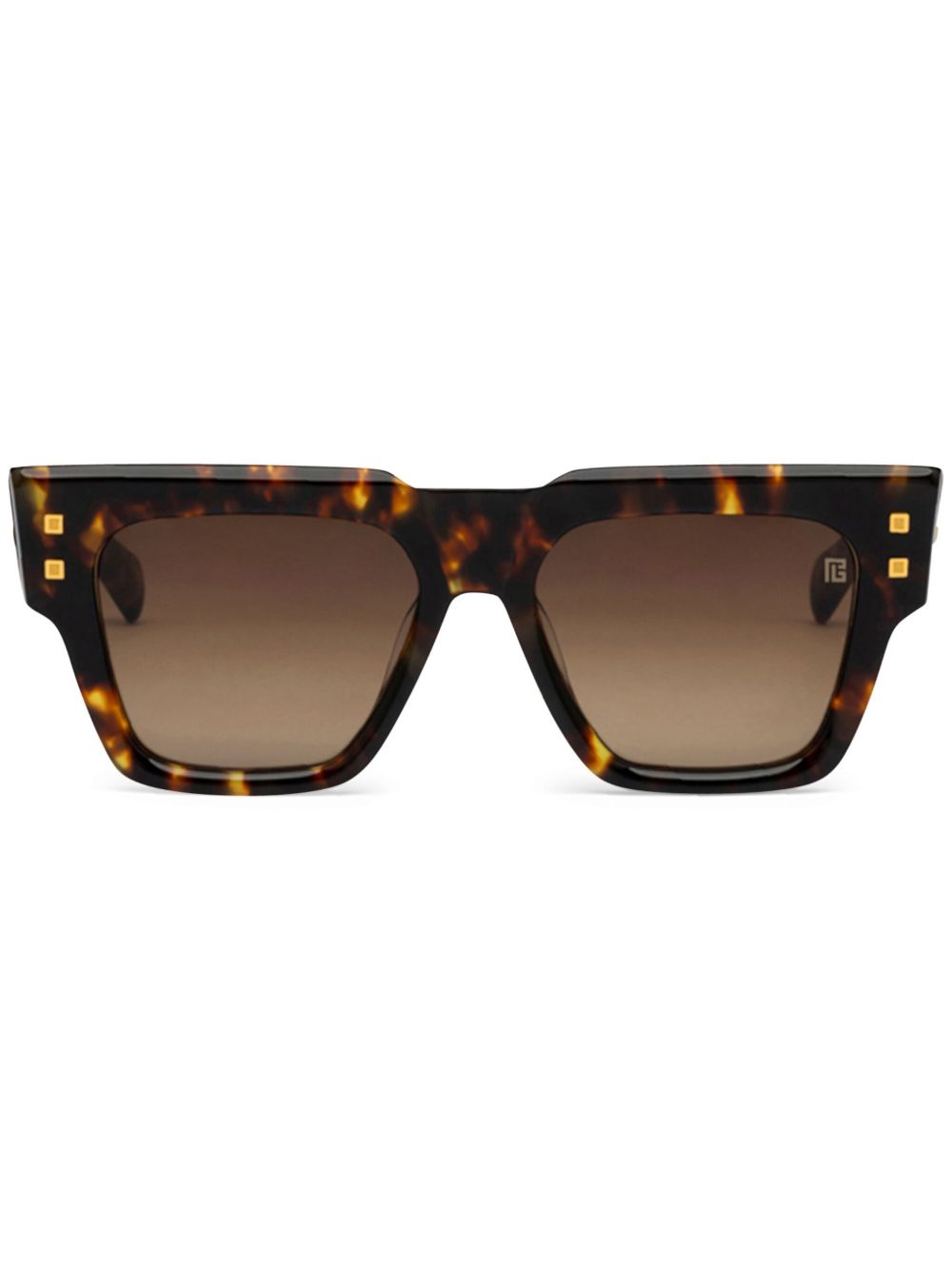 Balmain Eyewear B-Army 太阳眼镜 - 褐色