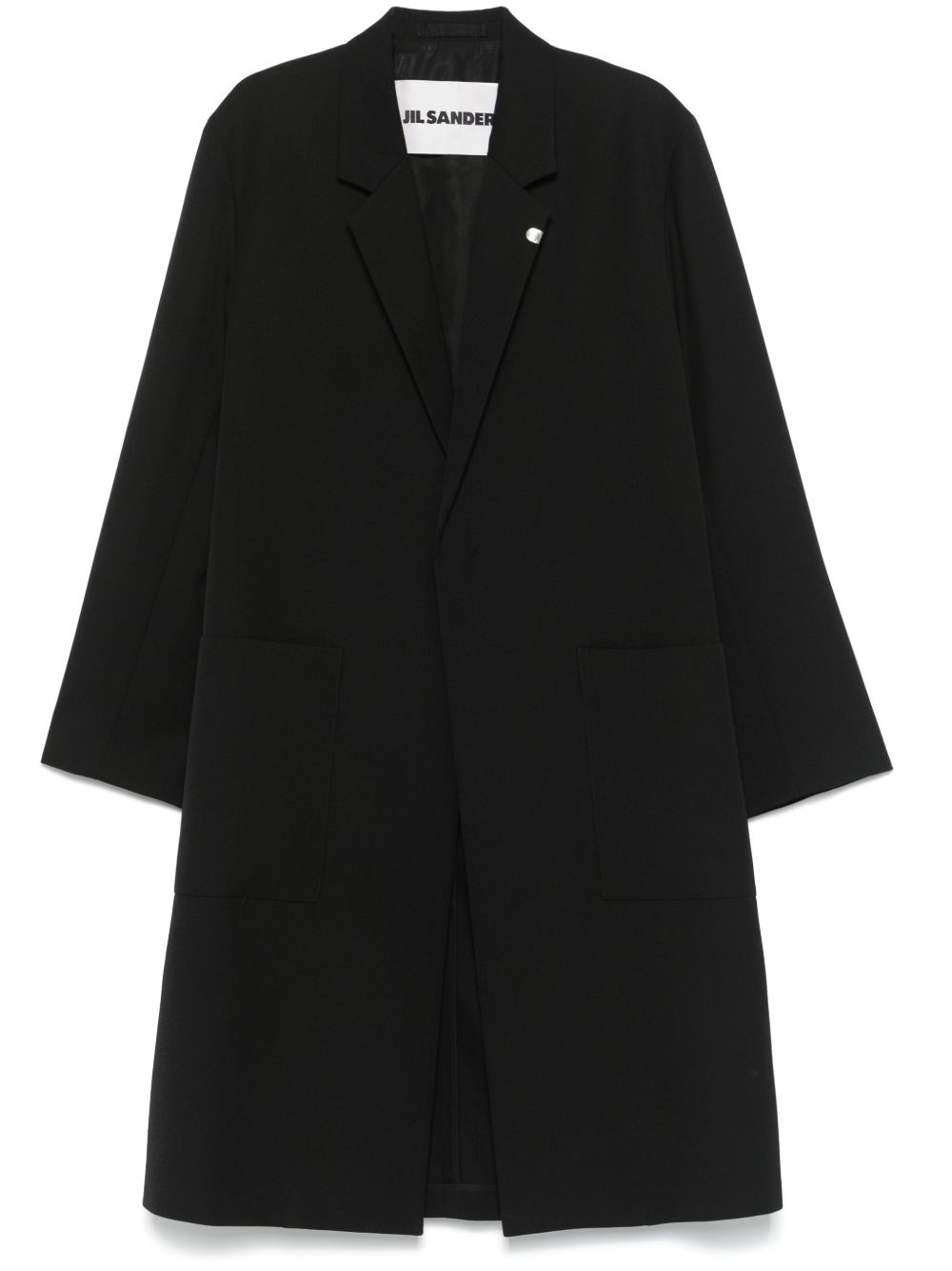 Jil Sander 羊毛外套 - 黑色