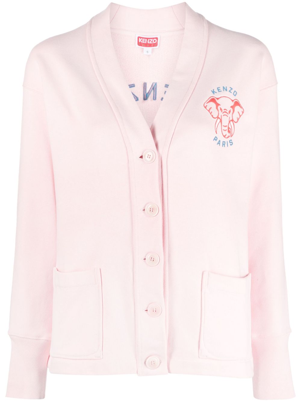 Kenzo Varsity Jungle 棉开衫 - 粉色