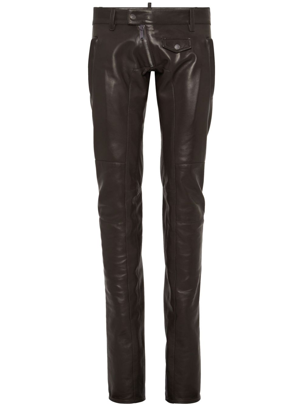 DSQUARED2 紧身长裤 - 褐色