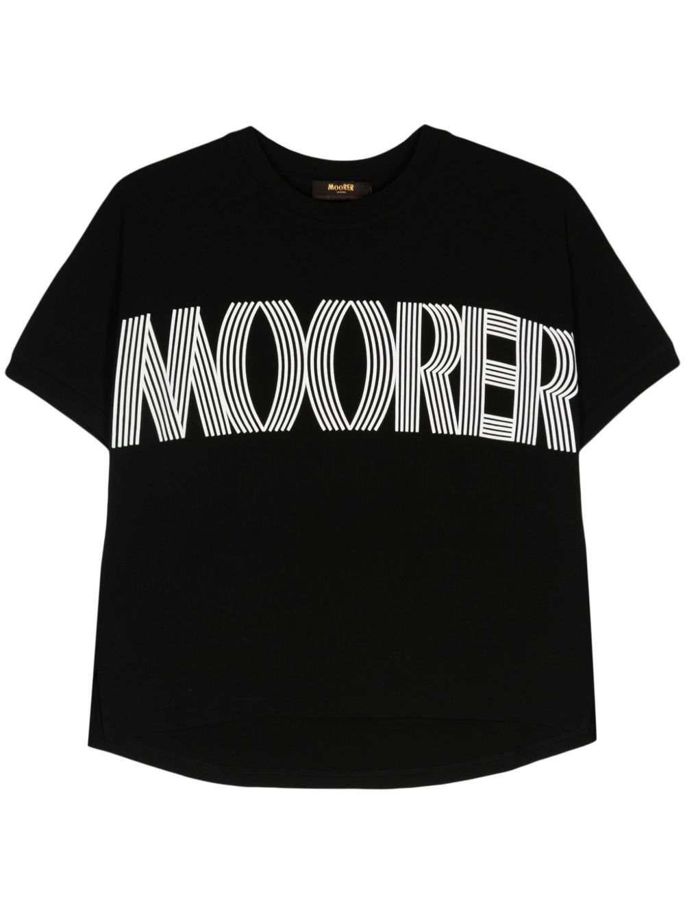 Moorer Olisa-JFL logo贴花T恤 - 黑色