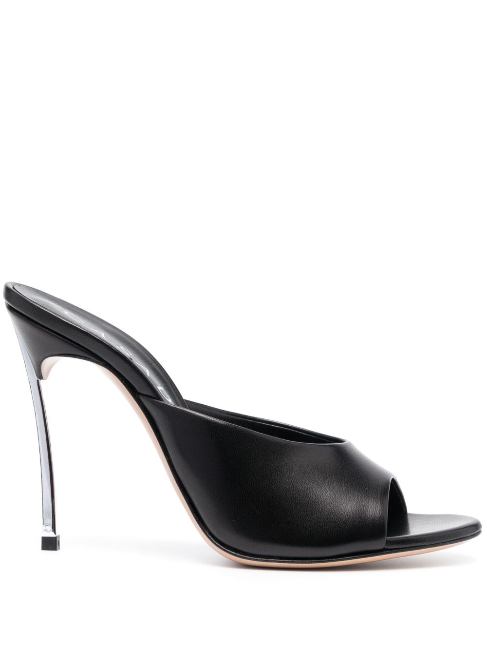 Casadei 高跟穆勒鞋 - 黑色