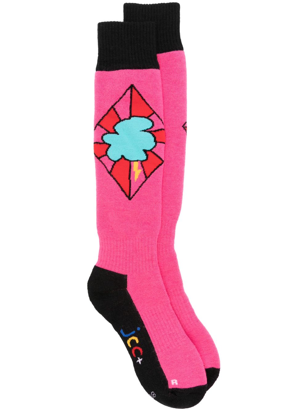 Rossignol x JCC Switti 针织袜 - 粉色