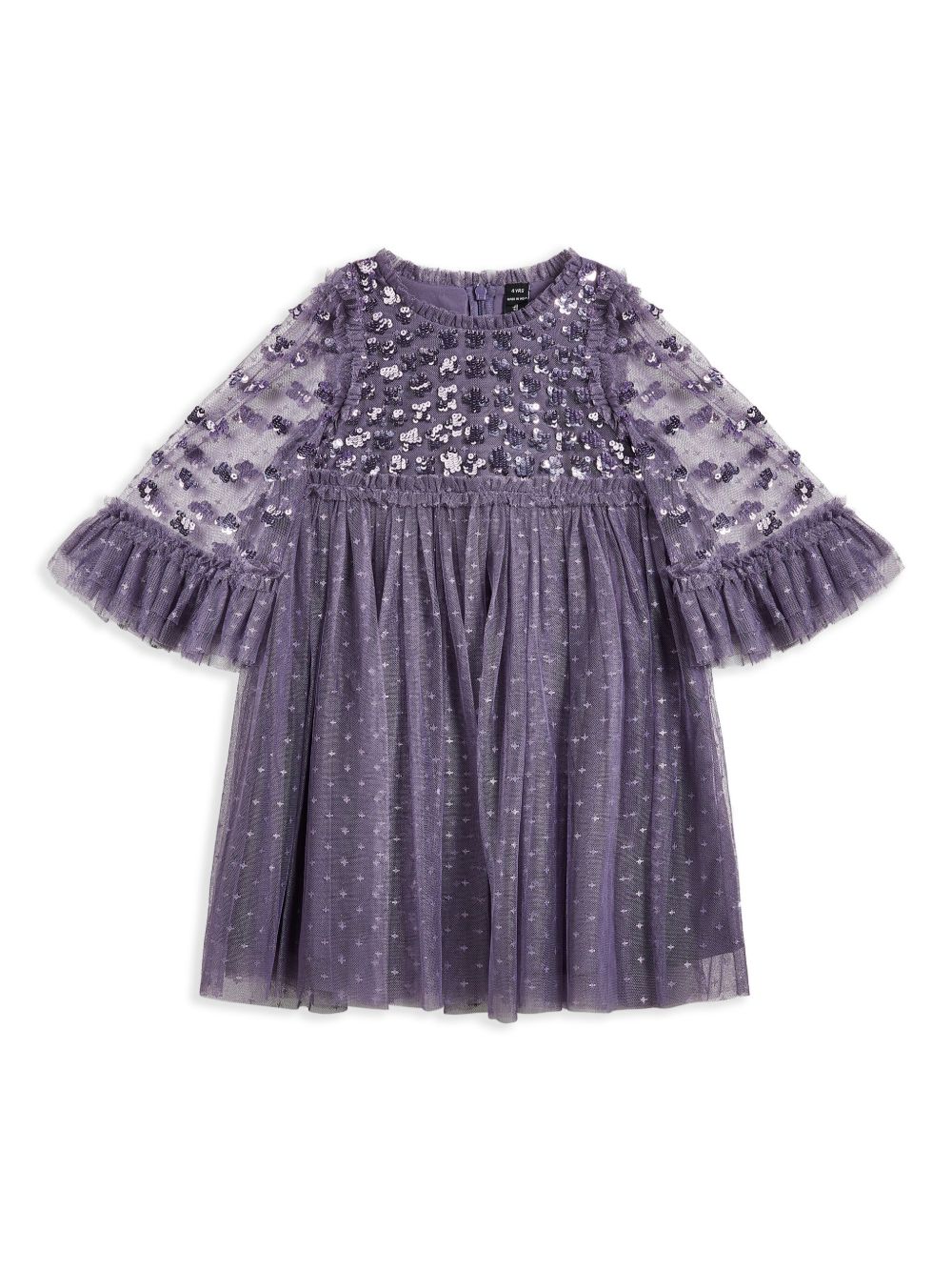 NEEDLE & THREAD KIDS Glisten 连衣裙 - 紫色