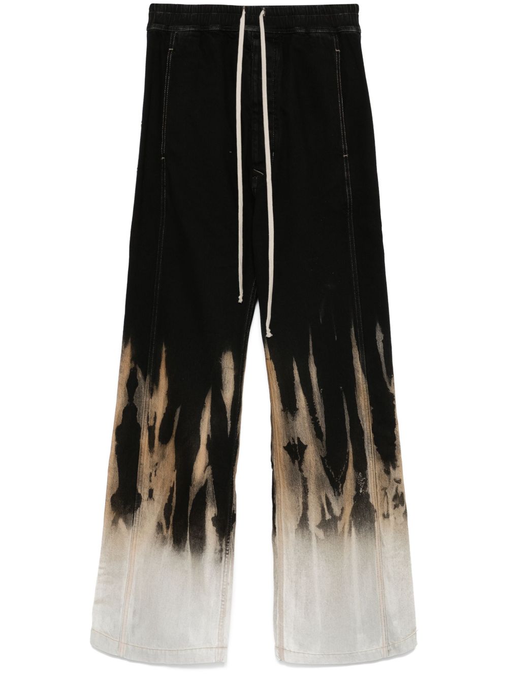 Rick Owens DRKSHDW Pusher 长裤 - 黑色