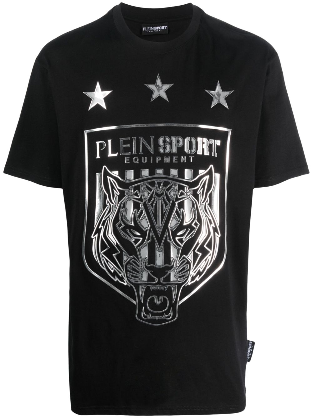 Plein Sport Tiger Crest Edition T恤 - 黑色