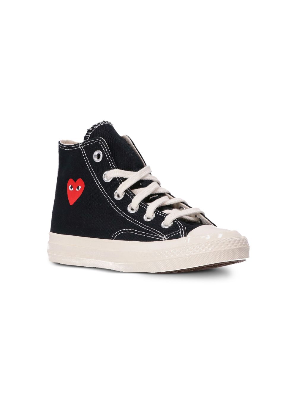 Comme Des Garçons Play Kids x Converse Red Heart 运动鞋 - 黑色