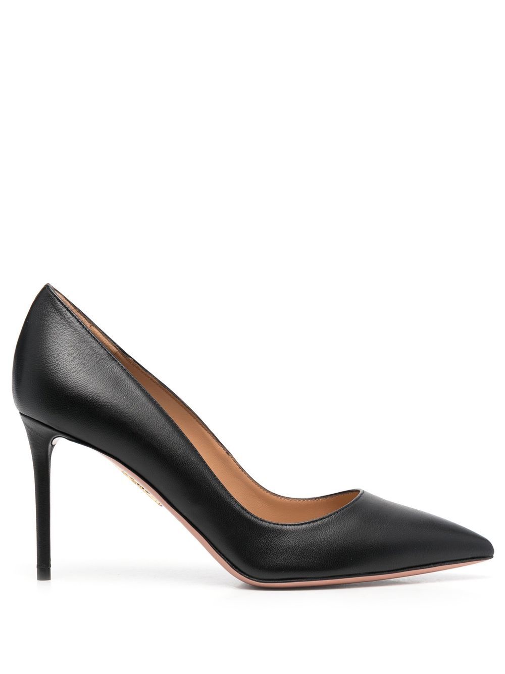 Aquazzura 尖头高跟鞋 - 黑色