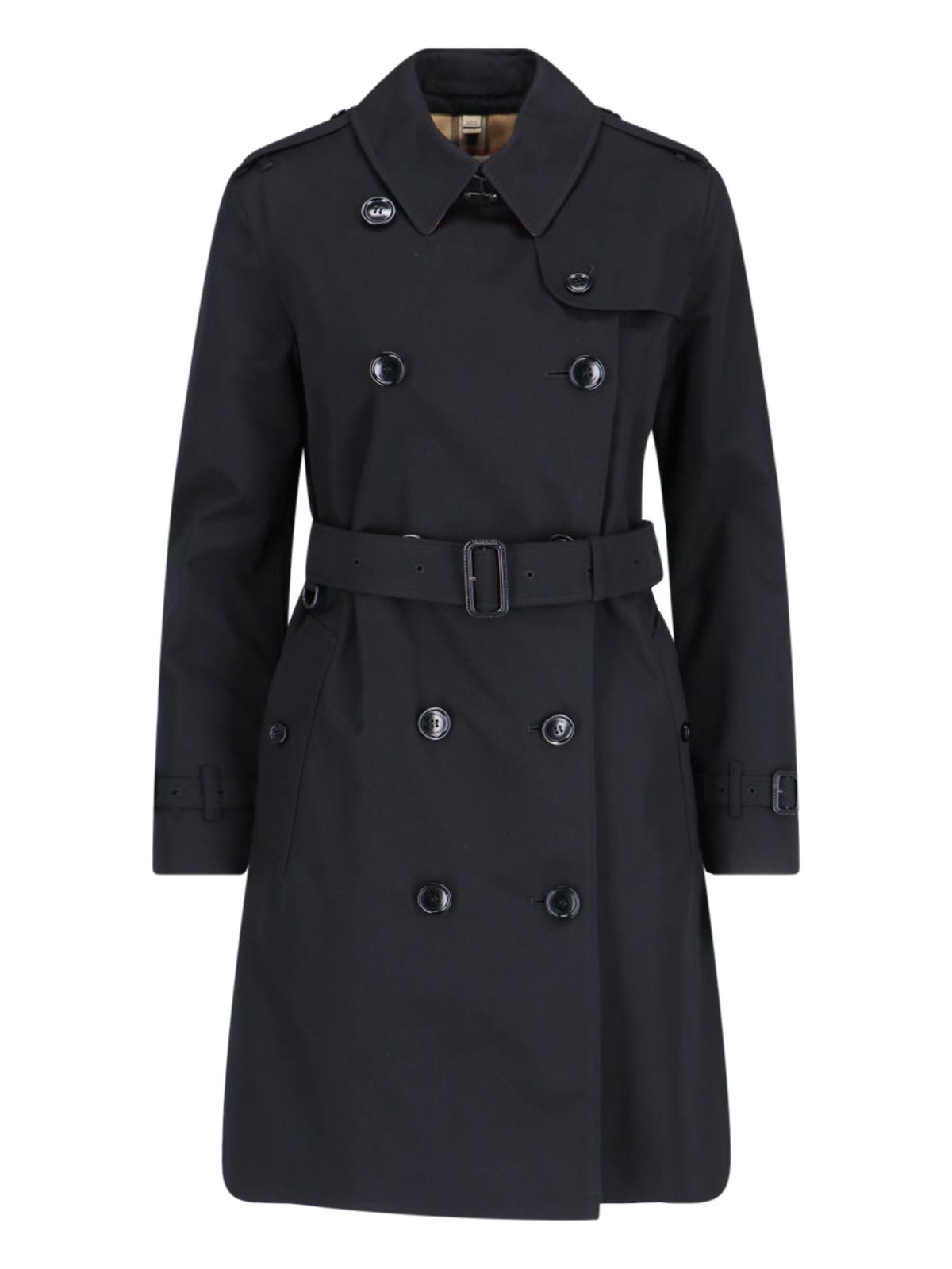 Burberry 'Kensington' Double-Breasted Trench Coat