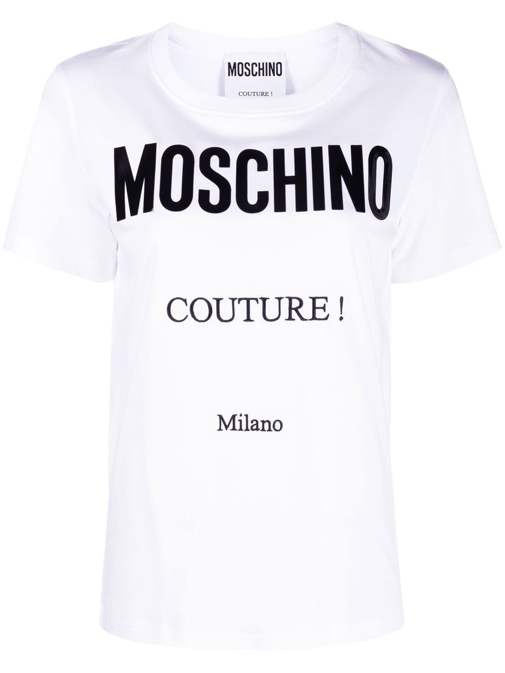 Moschino 莫斯奇诺 logo印花T恤 - 白色