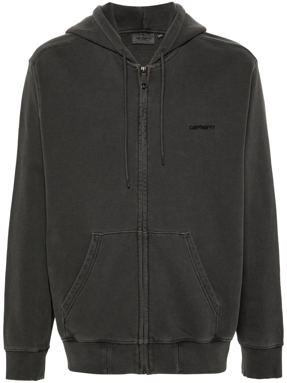 Carhartt WIP Duster Script 拉链连帽衫 - 灰色