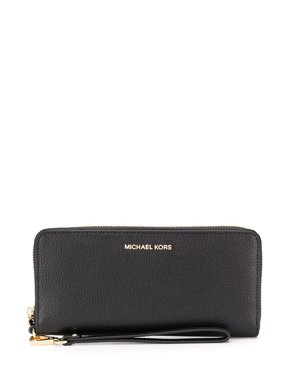 Michael Michael Kors logo标牌钱包 - 黑色