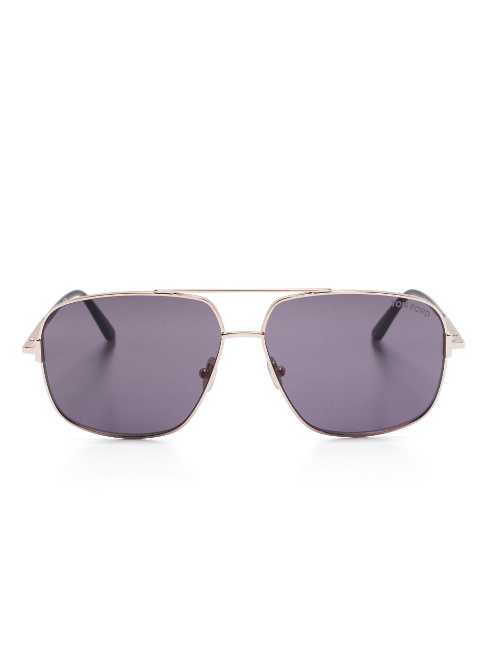 TOM FORD Eyewear Tex 太阳眼镜 - 金色
