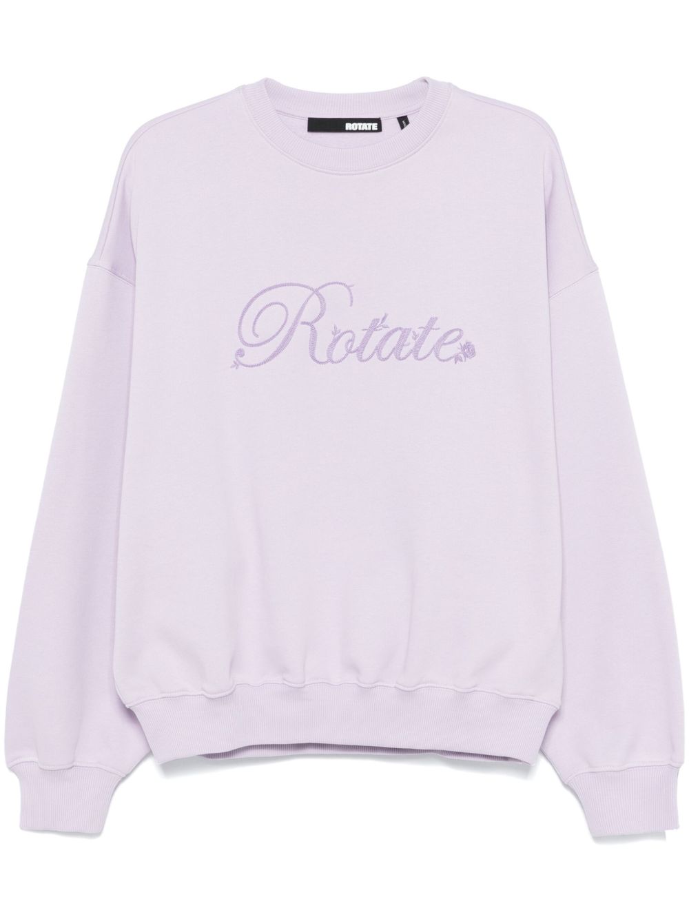 ROTATE BIRGER CHRISTENSEN logo刺绣卫衣 - 紫色