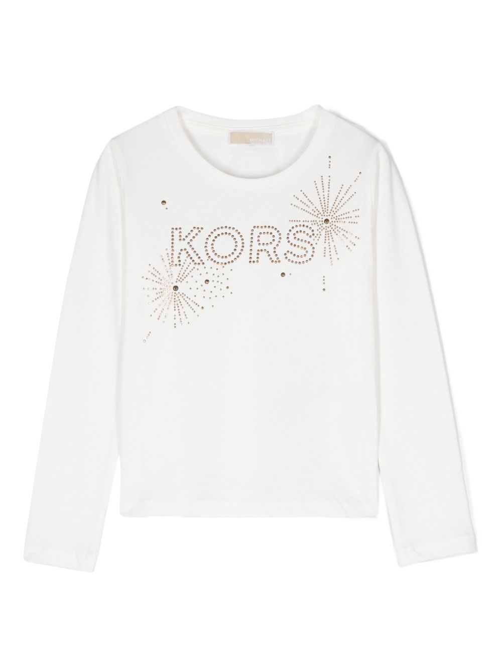 Michael Kors Kids logo缀饰T恤 - 白色