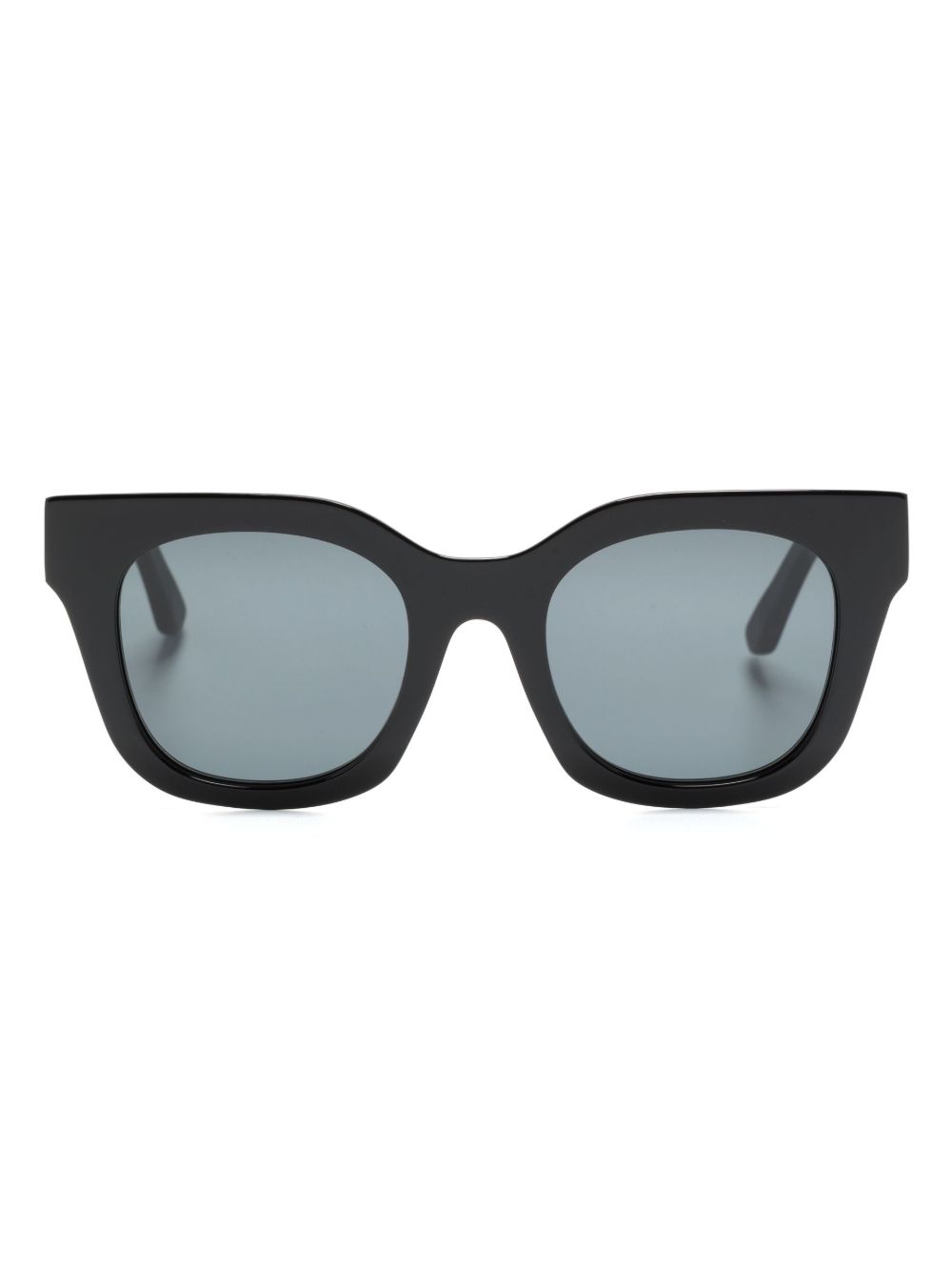 HUMA EYEWEAR Cami 圆框太阳眼镜 - 黑色