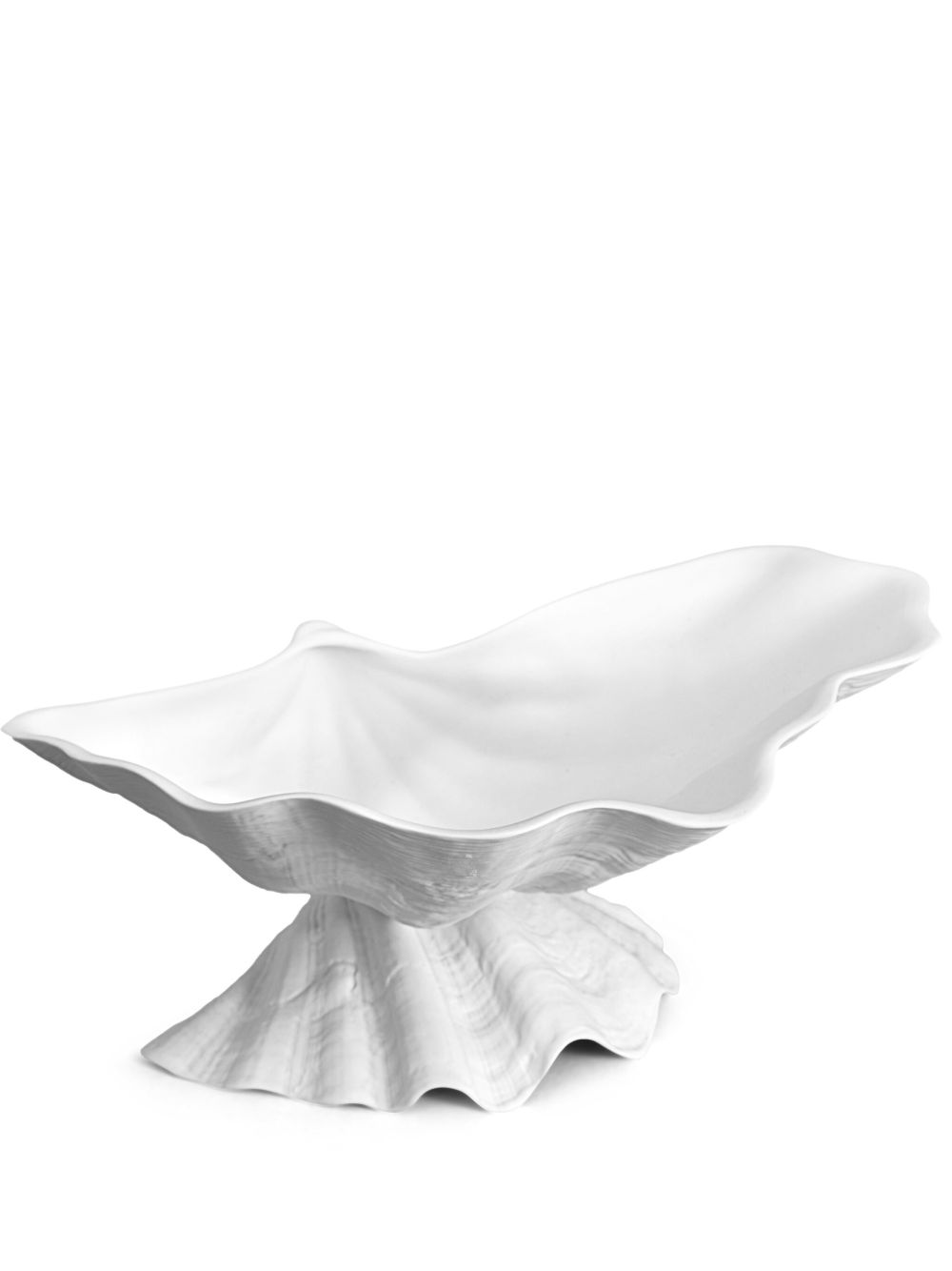 L'Objet Neptune 中号陶瓷碗（27厘米） - 白色