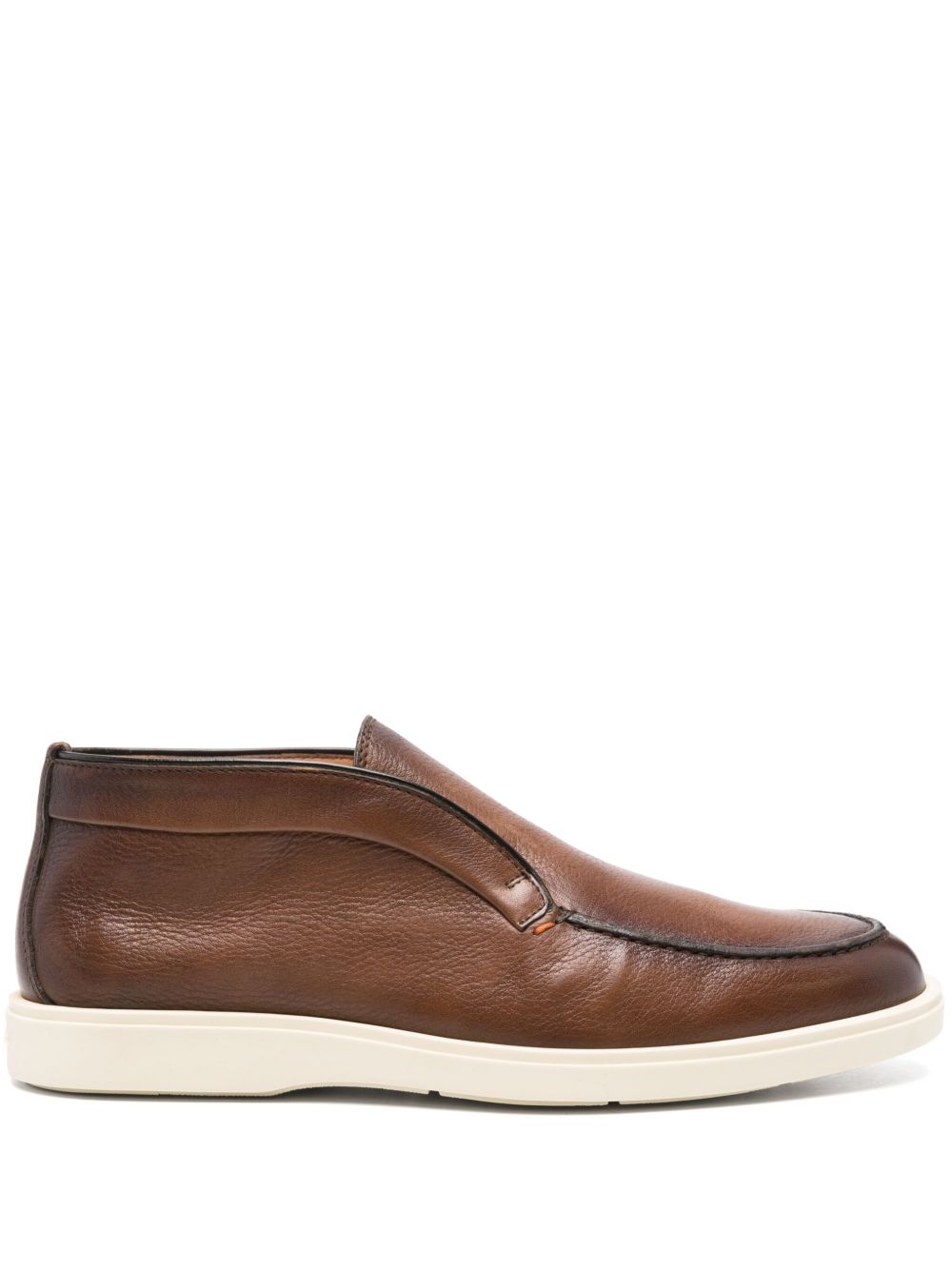Santoni 皮靴 - 褐色