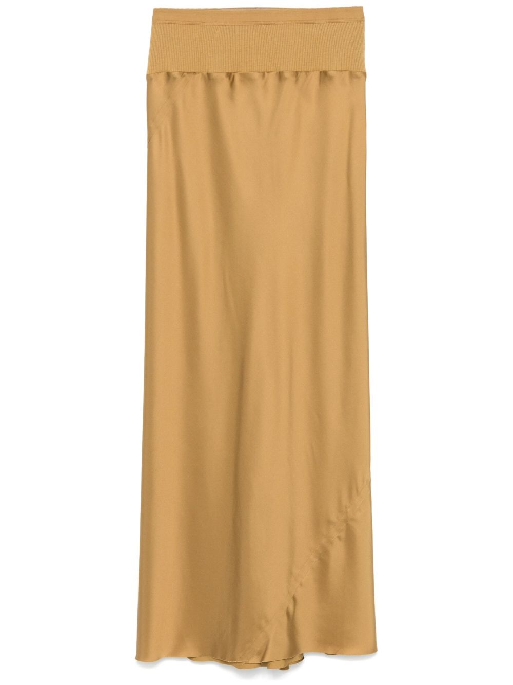 Rick Owens Calf Bias 半身裙 - 黄色