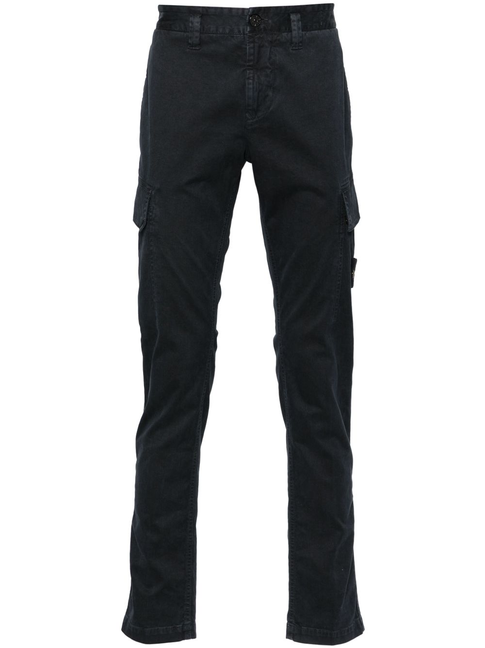 Stone Island Compass 徽章工装裤 - 蓝色
