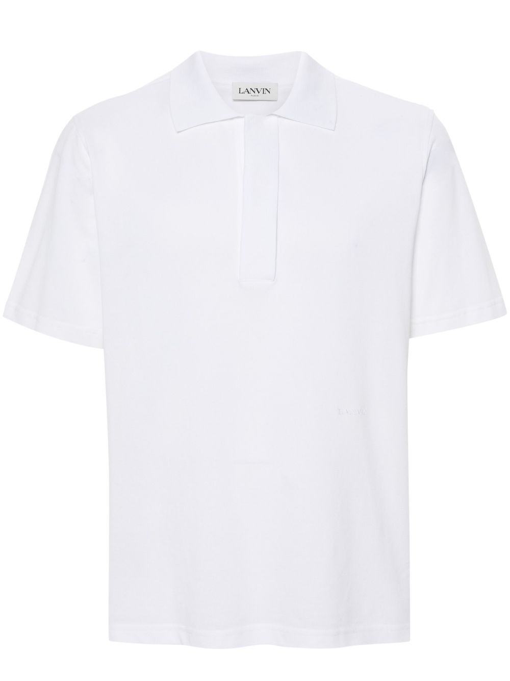 Lanvin 短袖棉polo衫 - 白色
