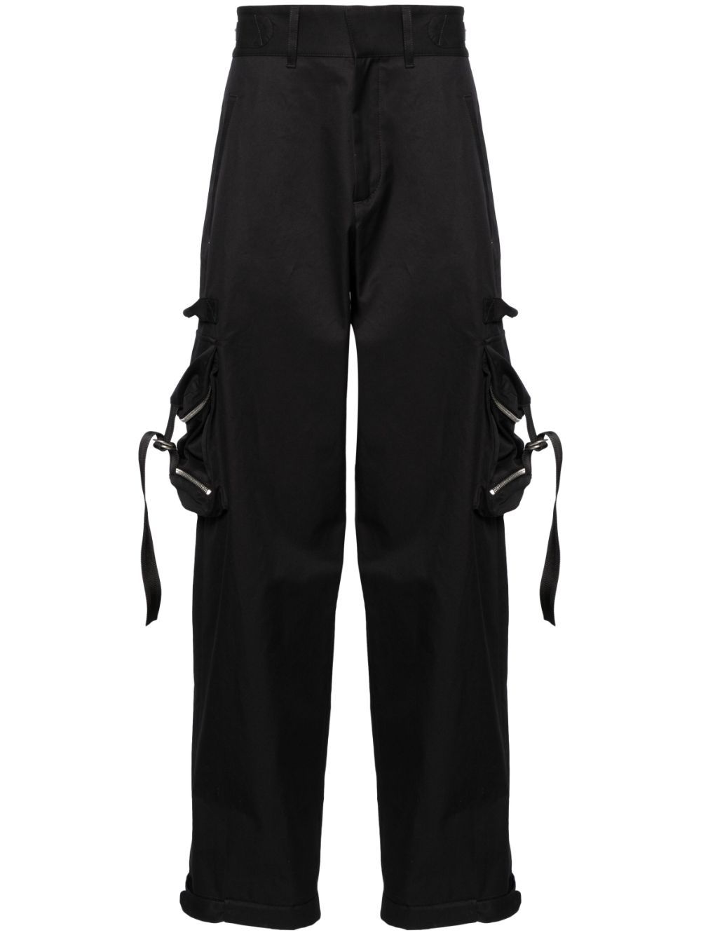 Off-White 直筒工装裤 - 黑色
