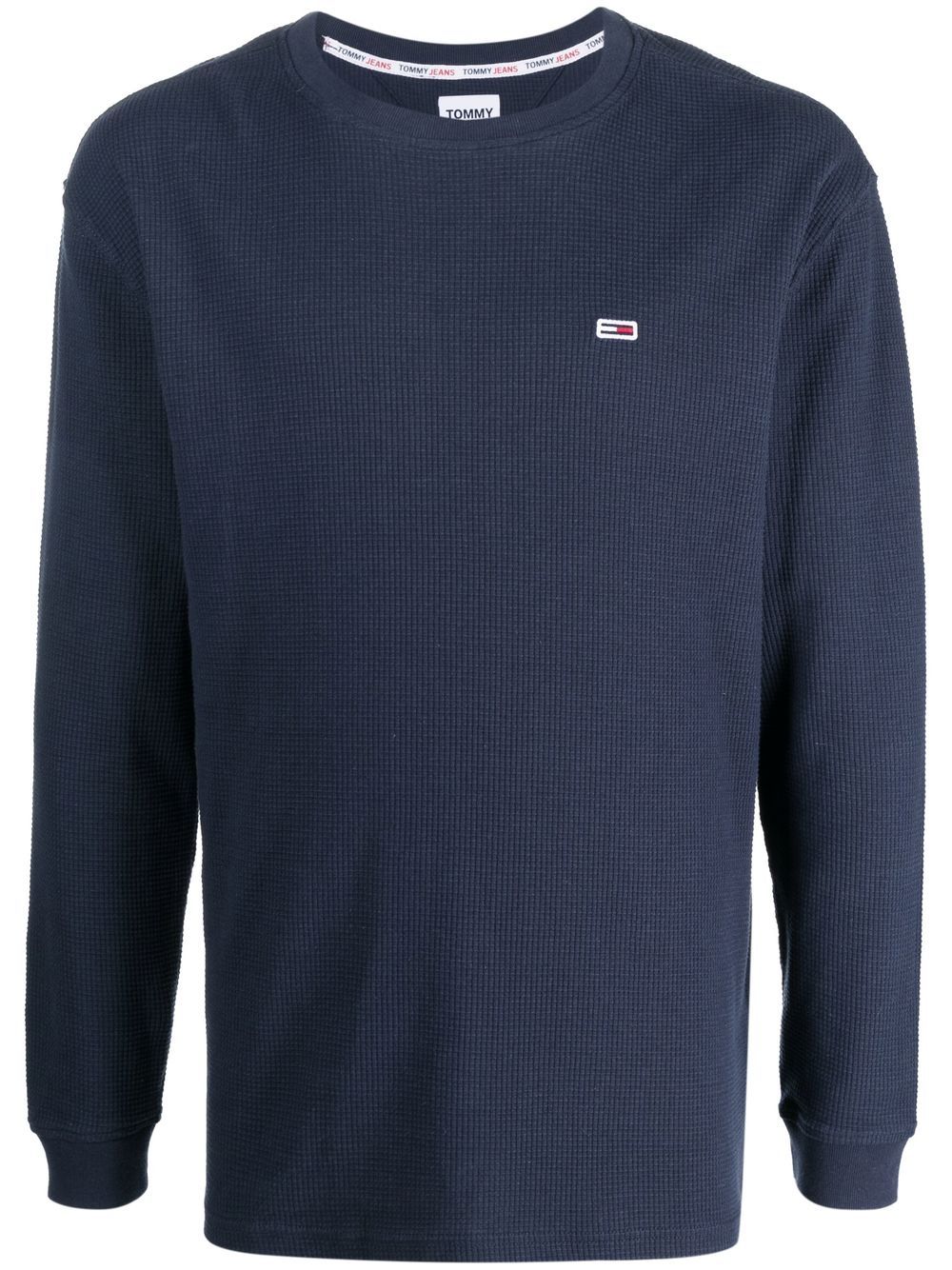 Tommy Jeans logo圆领卫衣 - 蓝色