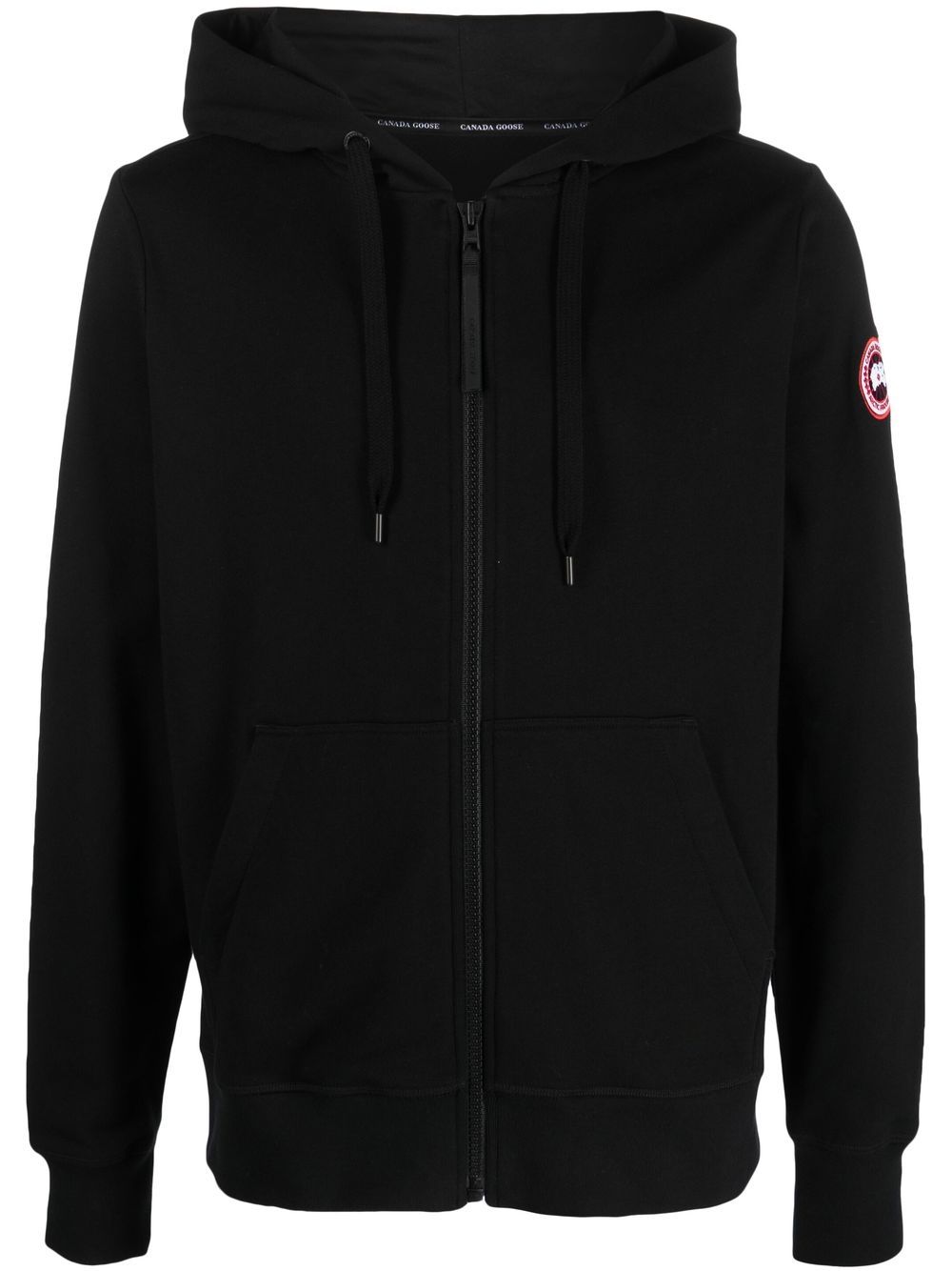 Canada Goose Huron 拉链连帽衫 - 黑色