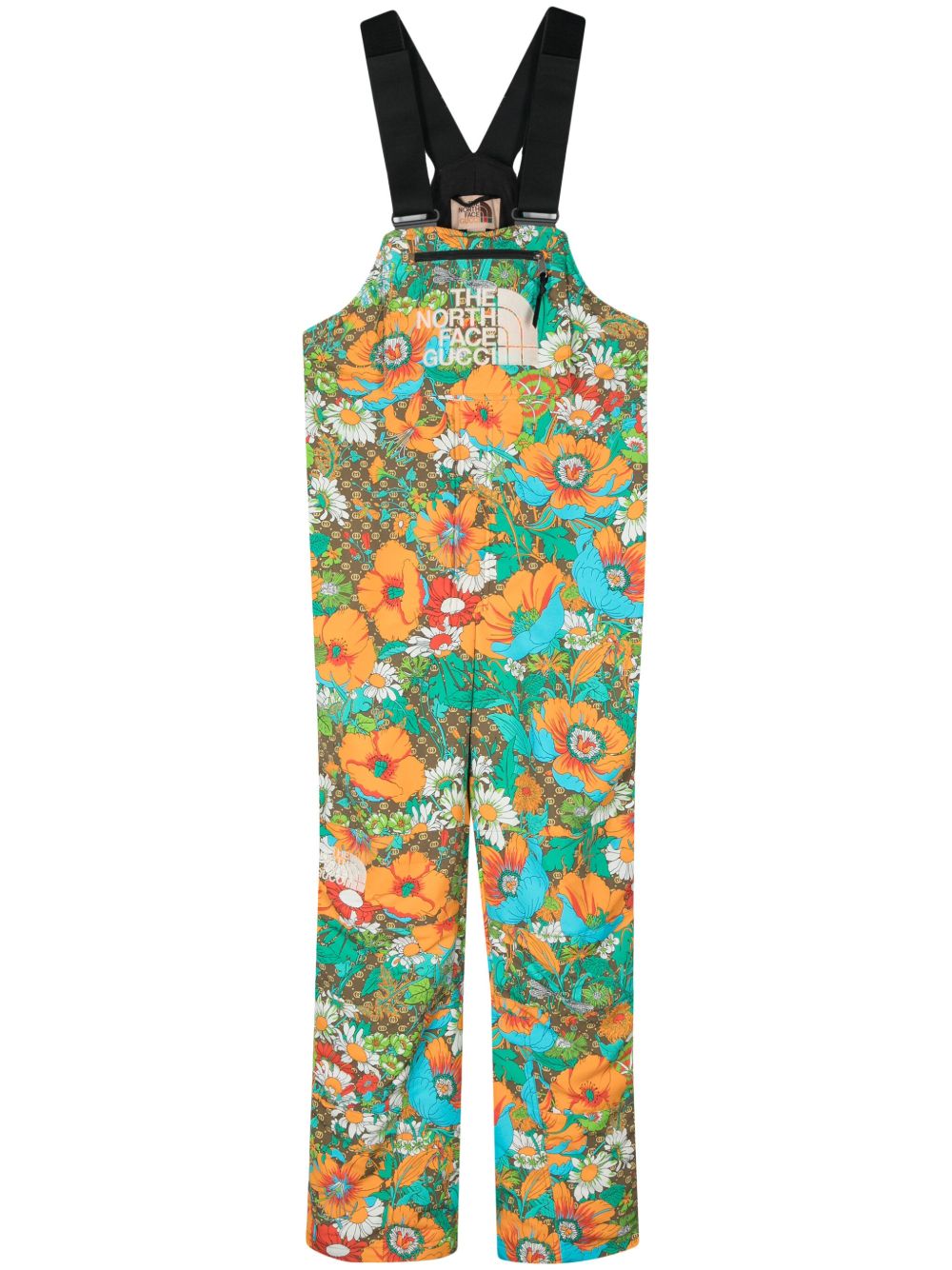 Gucci Pre-Owned x The North Face 连体长裤（2020年代典藏款） - 绿色