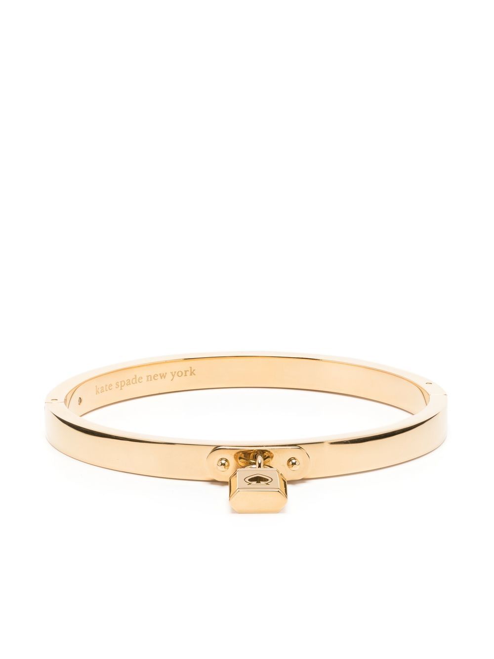 Kate Spade 挂锁吊饰手镯 - 金色