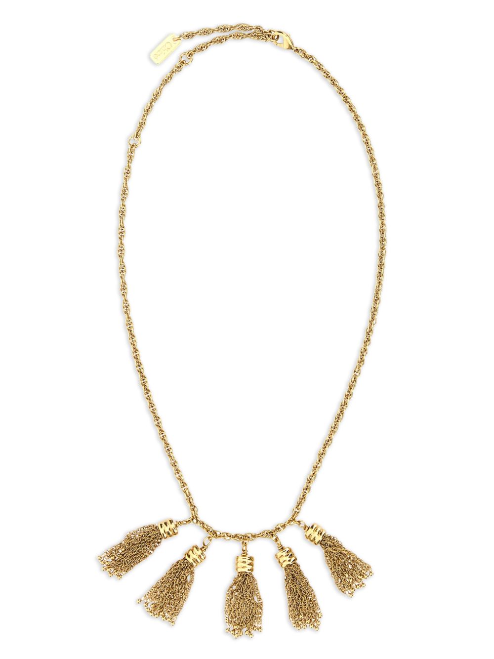 Chloé The Chloé Pompoms 项链 - 金色