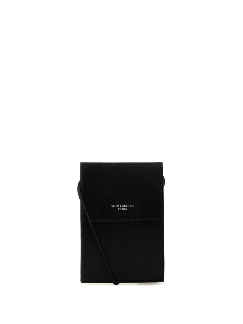 Saint Laurent logo标记迷你包 - 黑色