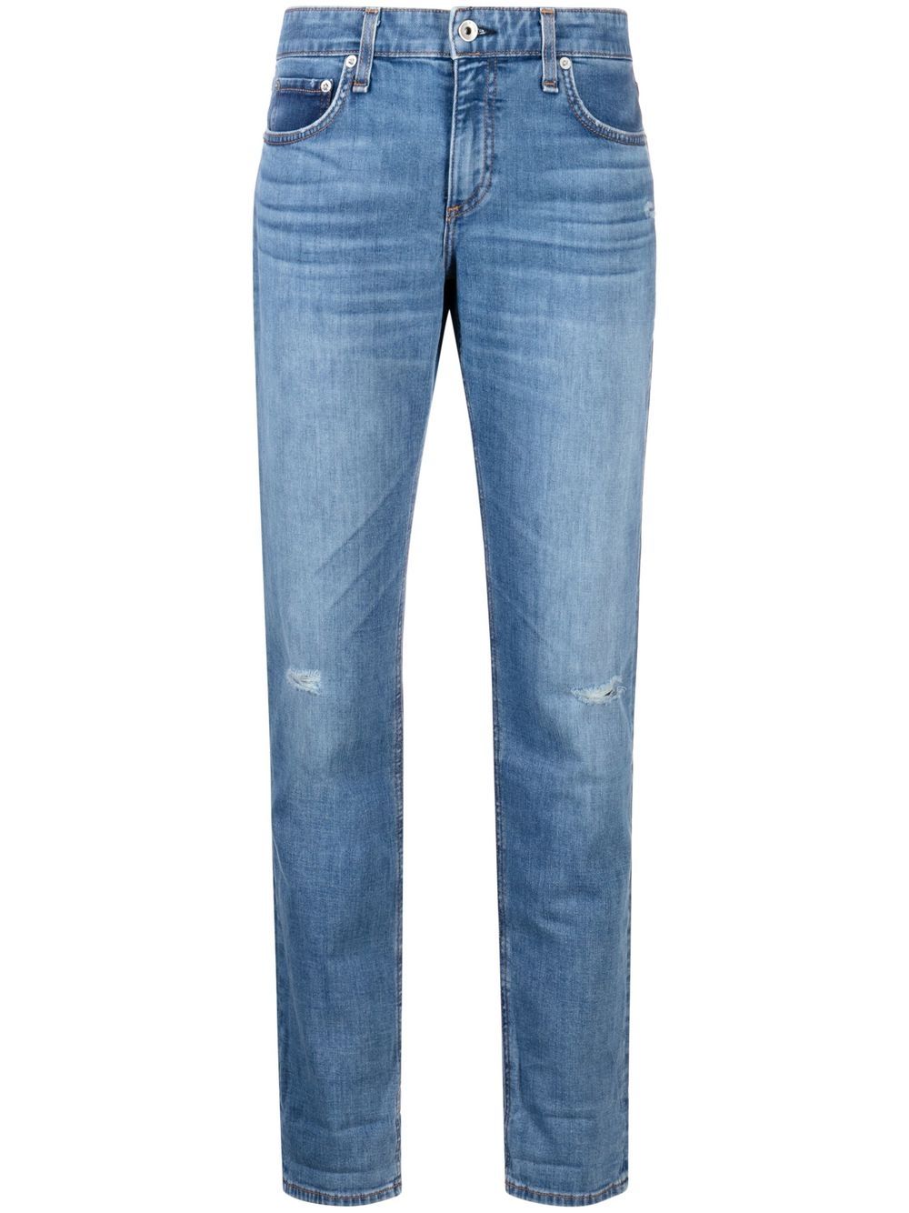 rag & bone Hermosa 修身牛仔裤 - 蓝色