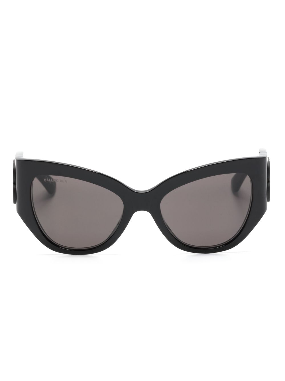Balenciaga Eyewear 猫眼框太阳眼镜 - 黑色